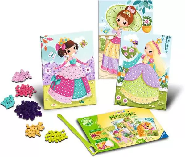 Ravensberger Matratzen Mosaic Junior Princess - Bastelset für Kinder ab 4 Jahren Blitzangebot