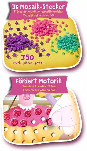 Ravensberger Matratzen Mosaic Junior Princess - Bastelset für Kinder ab 4 Jahren Blitzangebot