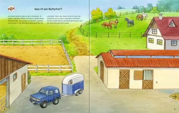 Ravensberger Matratzen Ravensburger Wieso? Weshalb? Warum? Stickerheft: Pferde Tägliche Deals