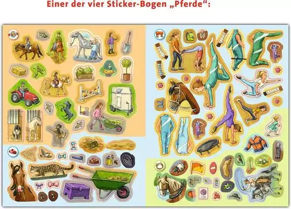 Ravensberger Matratzen Ravensburger Wieso? Weshalb? Warum? Stickerheft: Pferde Tägliche Deals
