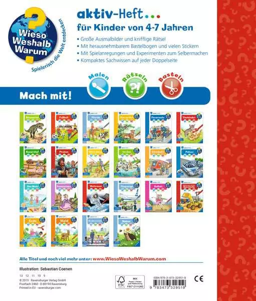 Ravensberger Matratzen Ravensburger Wieso? Weshalb? Warum? aktiv-Heft: Fahrzeuge auf der Baustelle Wochenangebot