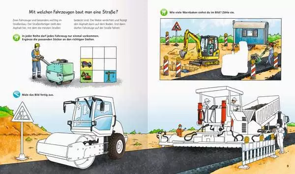 Ravensberger Matratzen Ravensburger Wieso? Weshalb? Warum? aktiv-Heft: Fahrzeuge auf der Baustelle Wochenangebot