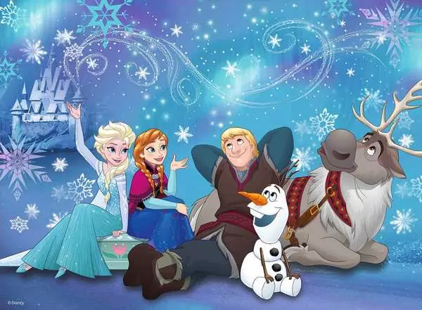 Ravensberger Matratzen Kinderpuzzle ab 6 Jahren - Frozen - Eiszauber - 100 Teile Kostenlose Rückgabe
