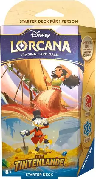 Ravensberger Matratzen Disney Lorcana: Die Tintenlande - Starter Deck Rubin und Saphir (Deutsch) JETZT KAUFEN