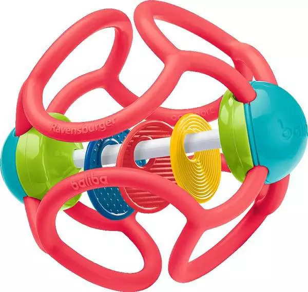 Ravensberger Matratzen baliba Rasselball rot - Babyspielzeug ab 3 Monaten Letzte 2 Tage