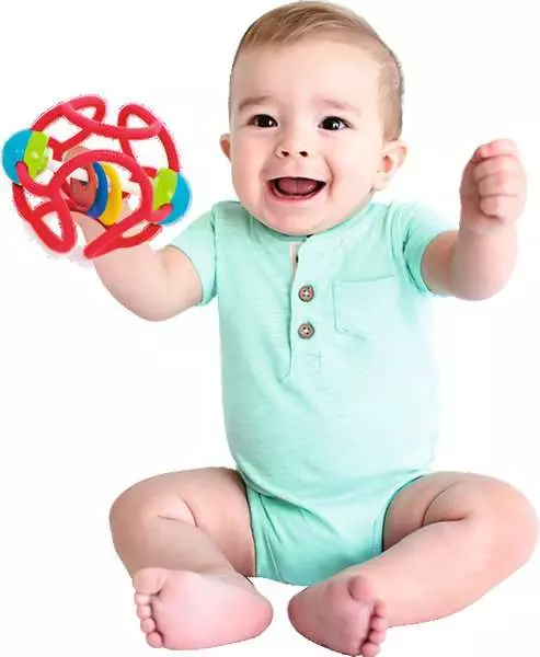 Ravensberger Matratzen baliba Rasselball rot - Babyspielzeug ab 3 Monaten Letzte 2 Tage