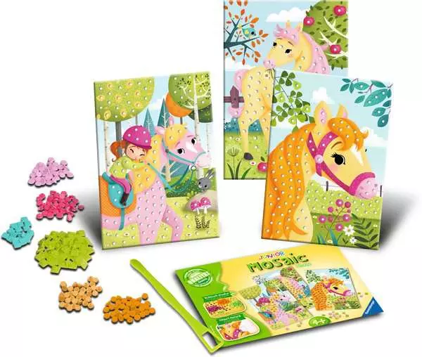 Ravensberger Matratzen Mosaic Junior Horses - Bastelset für Kinder ab 4 Jahren Zeitbegrenzte Promotion
