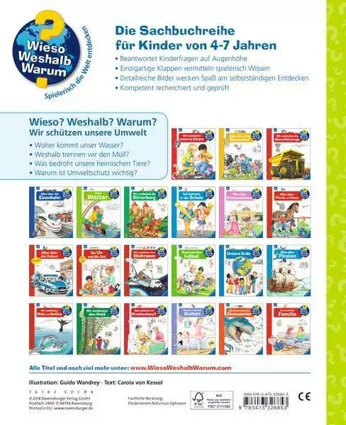 Ravensberger Matratzen Ravensburger Wieso? Weshalb? Warum?, Band 67: Wir schützen unsere Umwelt Bis zu 60% Rabatt