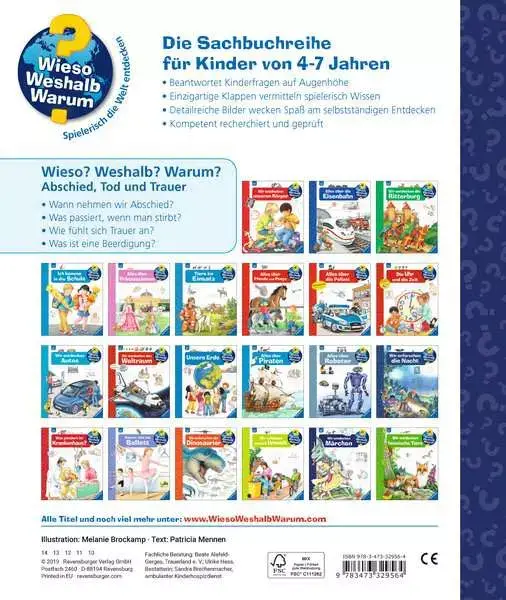 Ravensberger Matratzen Ravensburger Wieso? Weshalb? Warum?, Band 42: Abschied, Tod und Trauer Bis zu 65% Rabatt