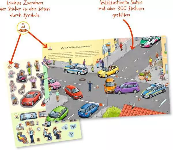 Ravensberger Matratzen Ravensburger Wieso? Weshalb? Warum? Stickerheft: Polizei Super Rabatt