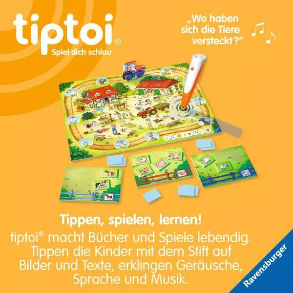 Ravensberger Matratzen tiptoi® Rätselspaß auf dem Bauernhof - Lernspiel ab 3 Jahren 50% Rabatt für begrenzte Zeit