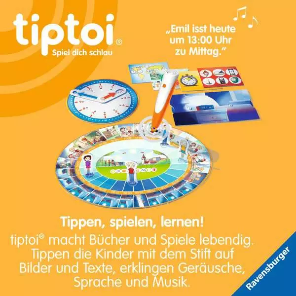 Ravensberger Matratzen tiptoi® Wir lernen die Uhr - Lernspiel ab 6 Jahren Auslauf