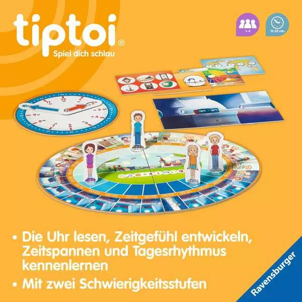 Ravensberger Matratzen tiptoi® Wir lernen die Uhr - Lernspiel ab 6 Jahren Auslauf