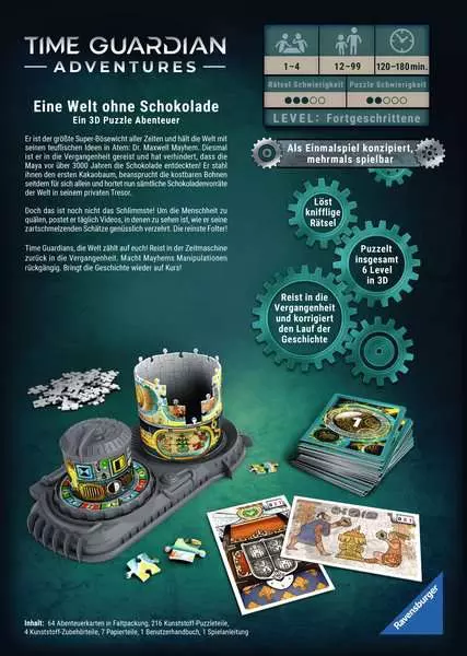 Ravensberger Matratzen Time Guardian Adventures: Eine Welt ohne Schokolade - Spiel ab 12 Jahren Schlussverkauf