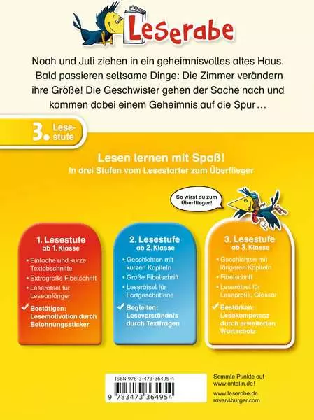 Ravensberger Matratzen Leserabe - 3. Lesestufe: Das Zauberhaus Großer Ausverkauf