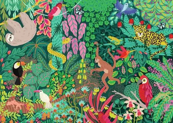Ravensberger Matratzen Puzzle 1000 Teile - Magical Rain Forrest Exklusivangebot