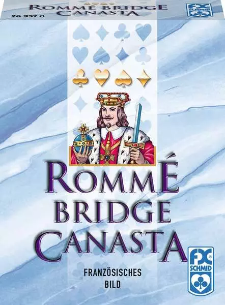 Ravensberger Matratzen Rommé Bridge Canasta - Kartenspiel ab 8 Jahren Osterangebot