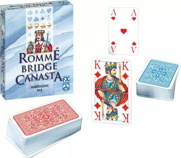 Ravensberger Matratzen Rommé Bridge Canasta - Kartenspiel ab 8 Jahren Osterangebot