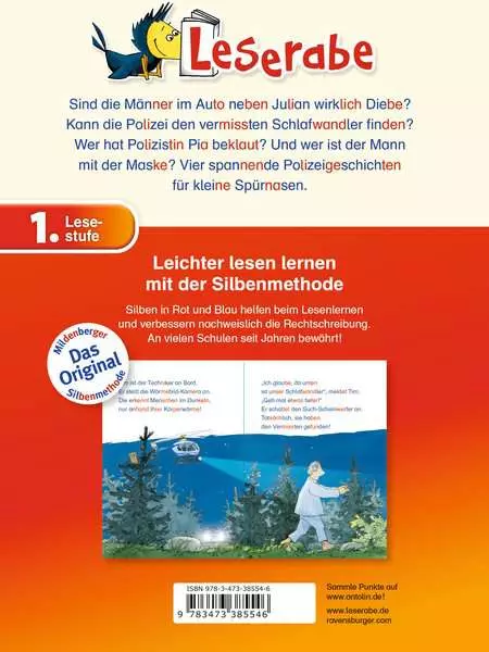 Ravensberger Matratzen Leserabe mit Mildenberger Silbenmethode: Polizeigeschichten Valentinstagsangebot