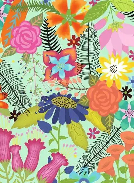 Ravensberger Matratzen Puzzle 500 Teile - Flowerjungle Kostenlose Rückgabe