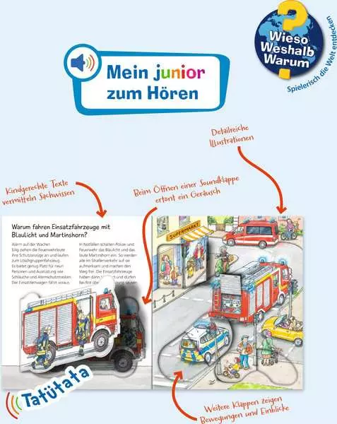 Ravensberger Matratzen Ravensburger Wieso? Weshalb? Warum? Mein junior zum Hören, Band 2: Einsatzfahrzeuge Letzte 2 Tage