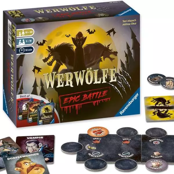 Ravensberger Matratzen Werwölfe Epic Battle - Spiel ab 10 Jahren Bis zu 50% Rabatt