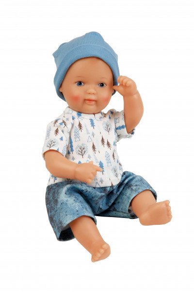 Schildkröt Manufaktur Kleidung zu Puppe Mein 1. Baby 28 cm Kleidung blau/weiss VIP-Rabatte