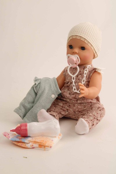 Schildkröt Manufaktur Kleidung zu Trink + Näßbaby 40 cm Lina rose/mint Weihnachtsangebot