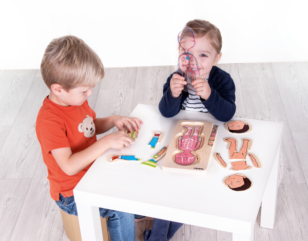 Schildkröt Manufaktur Lagen-Puzzle "Dein Körper" Mädchen by Beleduc Kauf eins, bekomm eins gratis