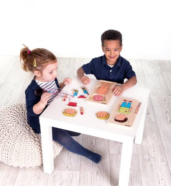 Schildkröt Manufaktur Lagen-Puzzle "Dein Körper" Mädchen by Beleduc Kauf eins, bekomm eins gratis