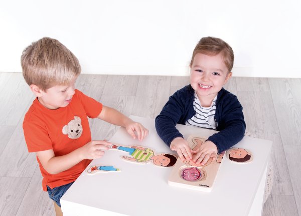 Schildkröt Manufaktur Lagen-Puzzle "Dein Körper" Junge by Beleduc Riesige Ersparnisse
