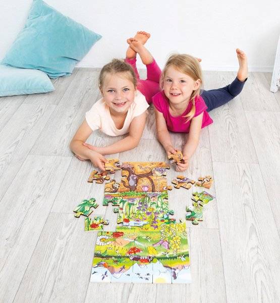 Schildkröt Manufaktur Boden-Puzzle "Entdecke die Blumenwiese" by Beleduc VIP-Rabatte