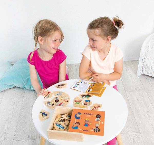 Schildkröt Manufaktur Puzzle HUMANICO "Berufe" by Beleduc Wochenangebot