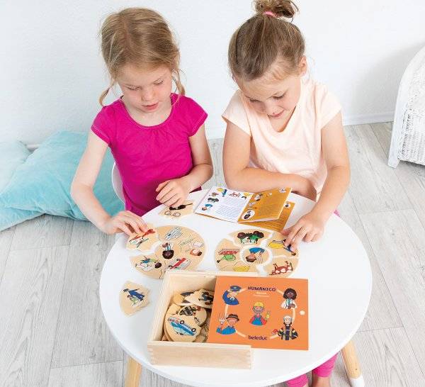 Schildkröt Manufaktur Puzzle HUMANICO "Berufe" by Beleduc Wochenangebot