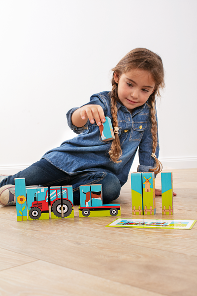 Schildkröt Manufaktur Block-Puzzle Farm by Beleduc JETZT KAUFEN