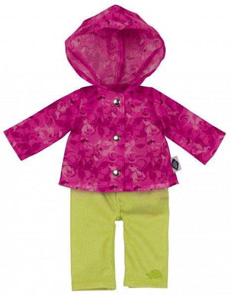 Schildkröt Manufaktur Stoffpuppe Emmeline 30 cm, gesticktes Gesicht, Kleidung pink/grün Riesige Rabatte