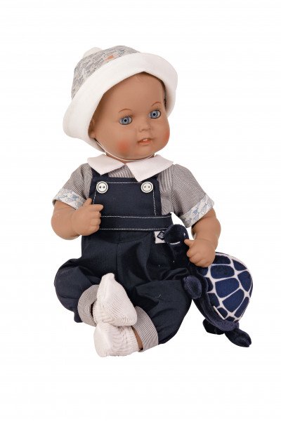 Schildkröt Manufaktur Anzug zu Baby Strampelchen 31+35+45 cm blau/weiss Fabrik Onlineshop
