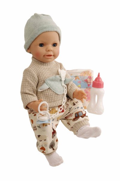 Schildkröt Manufaktur Kleidung zu Trink + Näßbaby 40 cm Finn Bauernhof Flash Sale