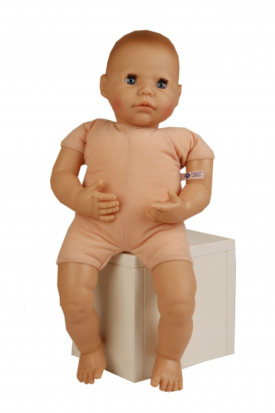 Schildkröt Manufaktur Baby Julchen 52 cm Malhaar, blaue Schlafaugen, Kleidung winterlich Zeitbegrenzte Promotion