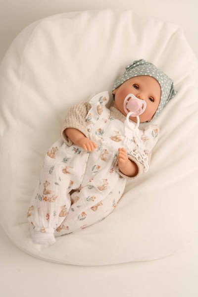 Schildkröt Manufaktur Schnullerbaby Lenchen 37 cm, Malhaar, blaue Schlafaugen, Füchschen Bis zu 50% Rabatt