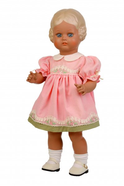 Schildkröt Manufaktur Kleid für Stehpuppe 25 cm, rose Sommerkleid Clearance-Verkauf