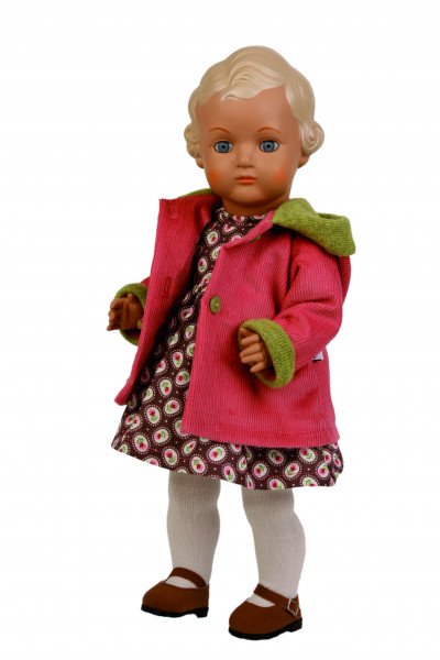 Schildkröt Manufaktur Kleidung zu Stehpuppe 41 cm Winterkleidung braun/rot/grün Flash Sale
