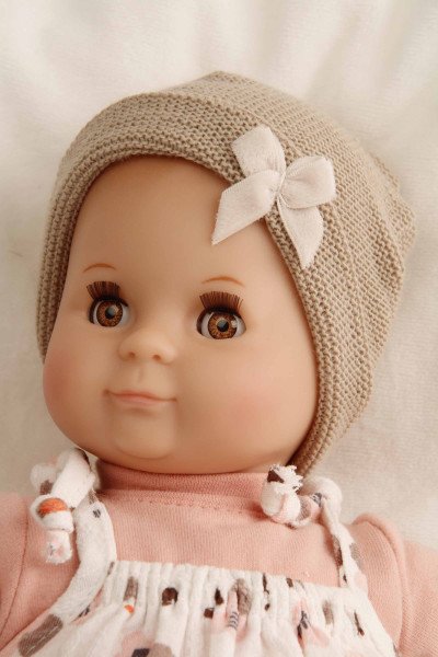 Schildkröt Manufaktur Kleidung zu Puppe Schlummerle 32 cm, Overall rose mit Kleid und Mütze Cyber Monday