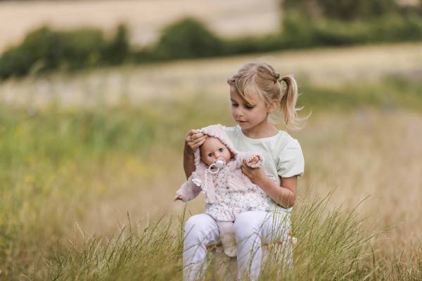 Schildkröt Manufaktur Kleidung zu Baby Amy 45 cm rose winterlich Vatertagsangebot