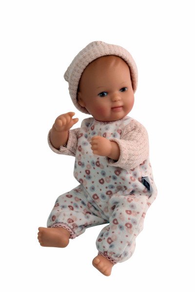 Schildkröt Manufaktur Kleidung zu Puppe Mein 1. Baby 28 cm Overall rose/weiss Top Angebot