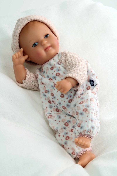 Schildkröt Manufaktur Kleidung zu Puppe Mein 1. Baby 28 cm Overall rose/weiss Top Angebot