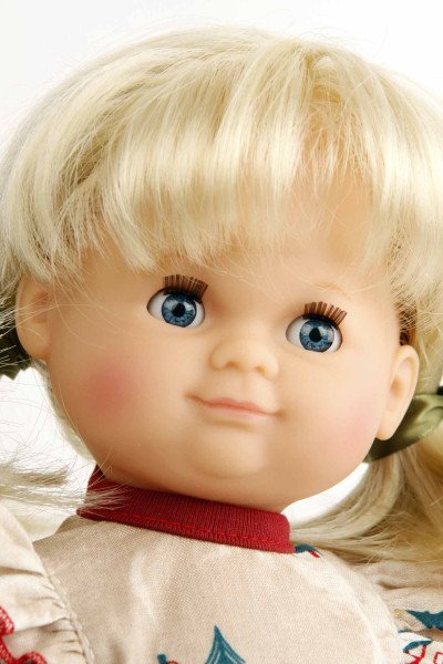 Schildkröt Manufaktur Puppe Schlummerle 32 cm blonde Haare, blaue Schlafaugen, Winterkleidung JETZT KAUFEN