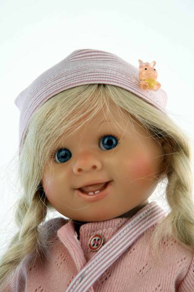 Schildkröt Manufaktur Puppe Müller-Wichtel Fiona 30 cm blonde Haare, Kleidung rose Zeitbegrenzte Promotion