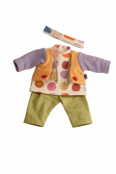 Schildkröt Manufaktur Kleidung zu Puppe Schlummerle 32 cm, Smiley-Kleidung Cyber Monday