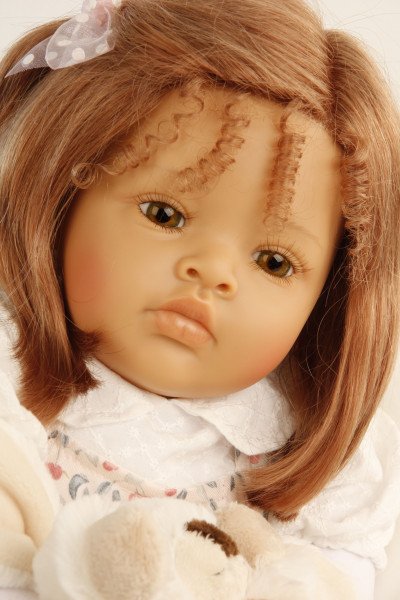 Schildkröt Manufaktur Baby Melissa 50 cm von Natali Blick rote Haare, Kleidung rot/weiss/blau Große Rabatte